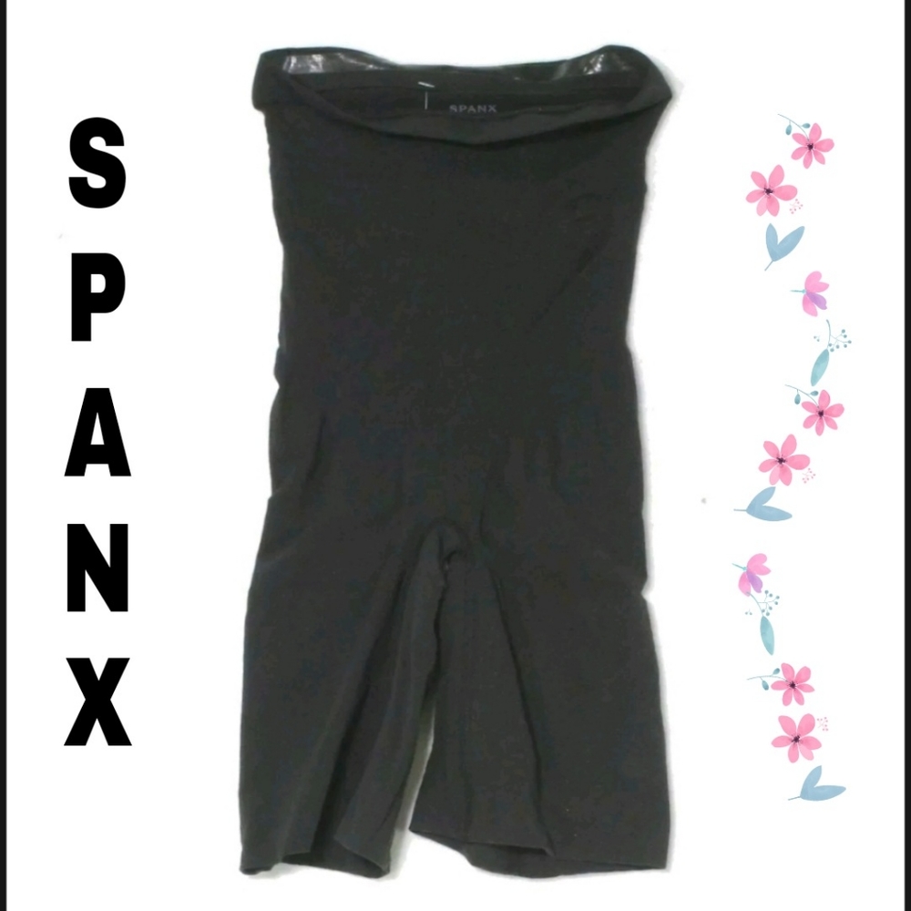 Flash sale NWT Spanx Womens Shapewear Black Size 2X Slimming Shorts Hi-Waist